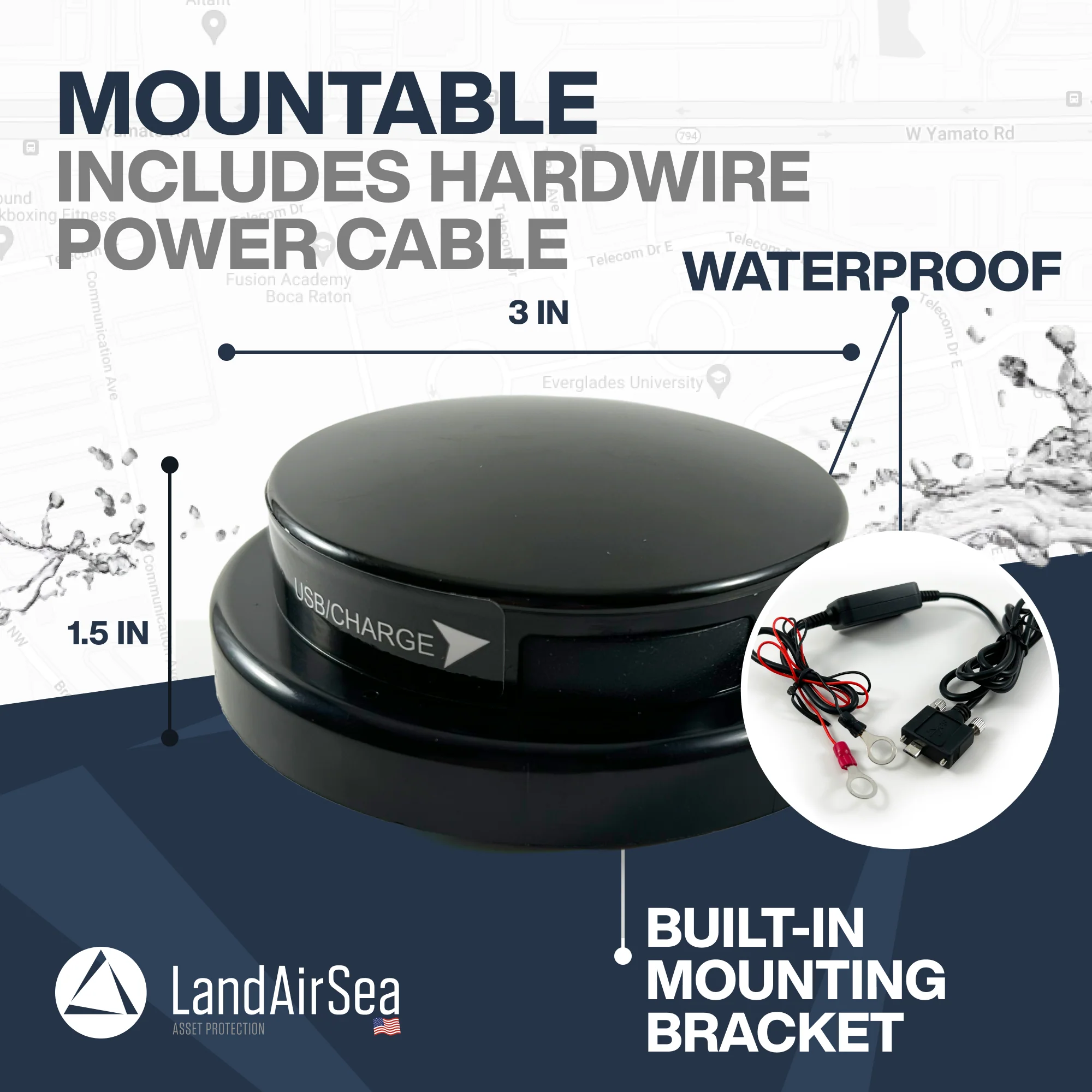 Overdrive Permanent GPS Tracker with Hardwire Cable - Image 3